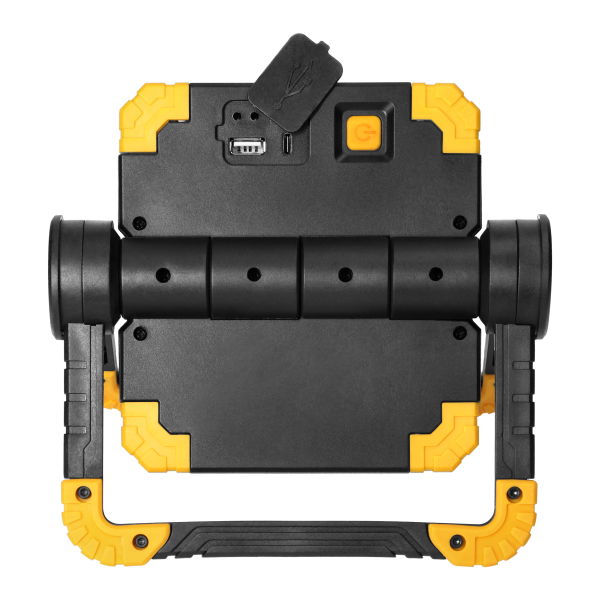 GEMINIX LED 2x10W, work floodlight, portable with rechargeable battery, 1200lm, IP44, 4000K, 5000mAh